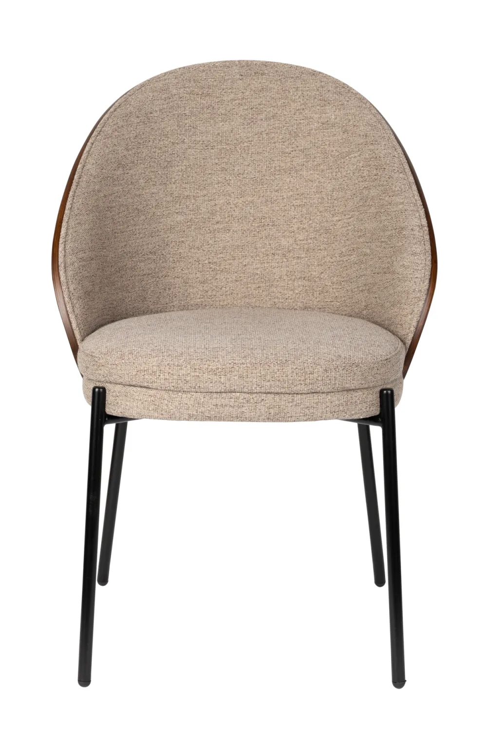 Beige Fabric Dining Chairs (2) | Dutchbone Rodin