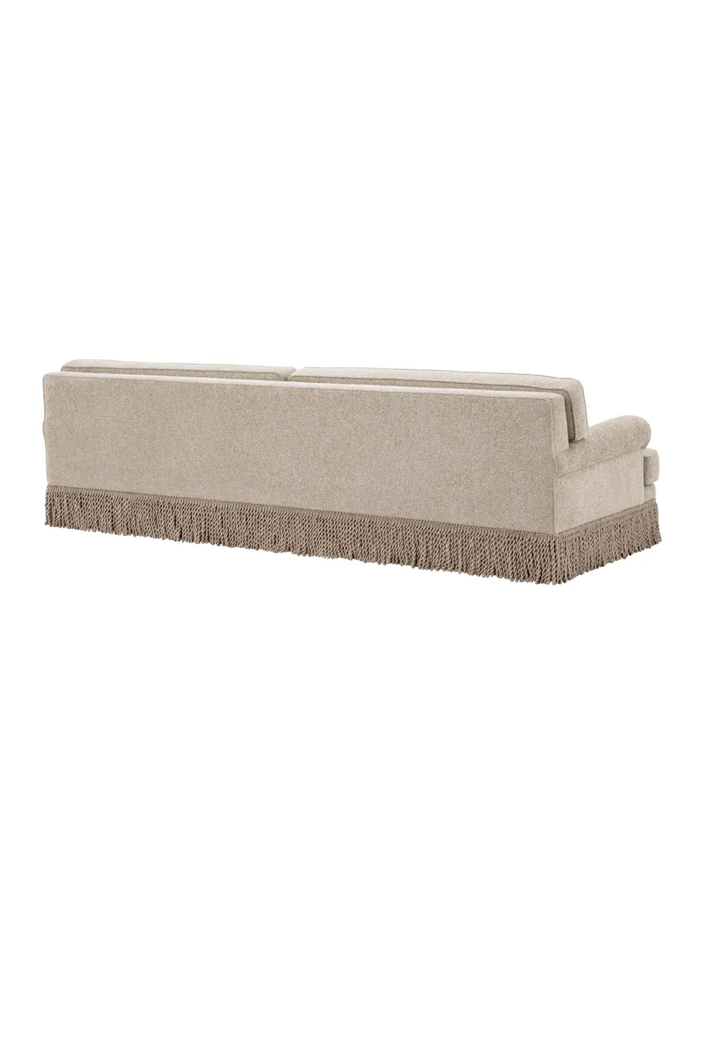 Beige Fringed Sofa | Met x Eichholtz Madison