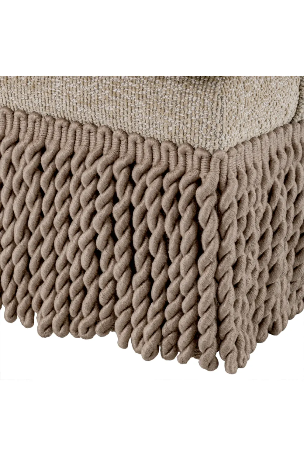 Beige Fringed Sofa | Met x Eichholtz Madison