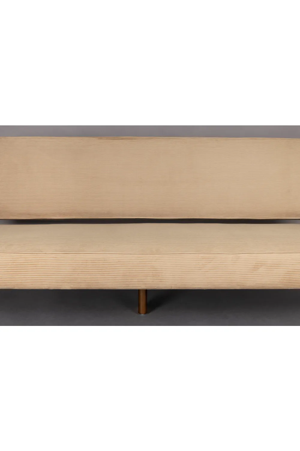 Beige Ribcord Sofa | Dutchbone Preston