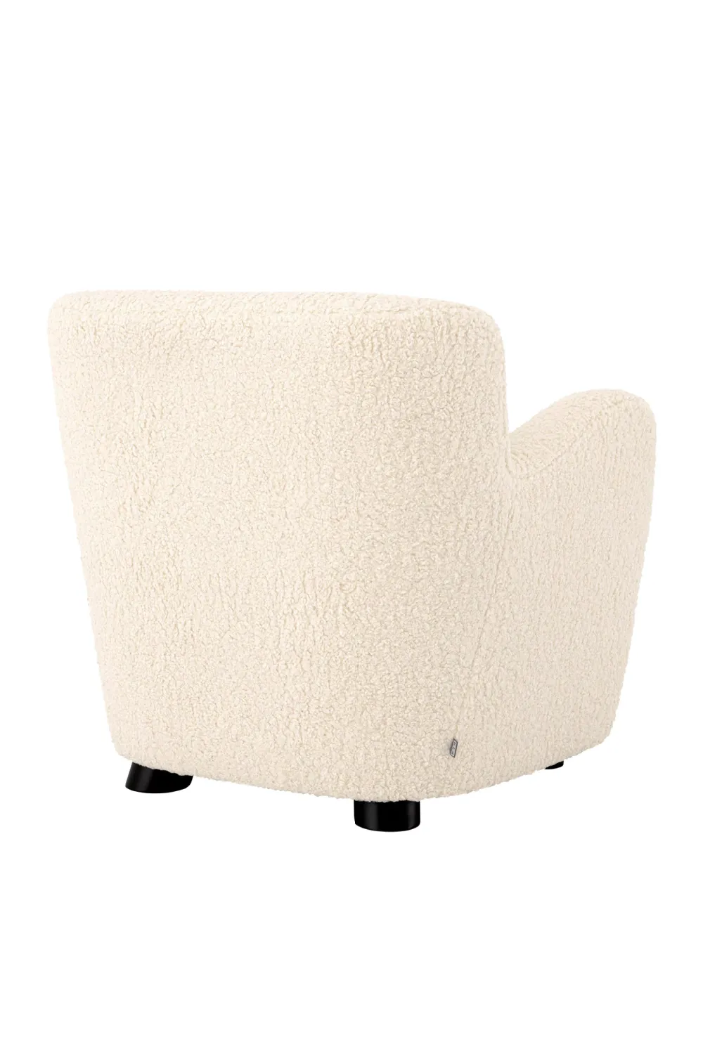 Beige Shearling Lounge Chair | Eichholtz Bixby