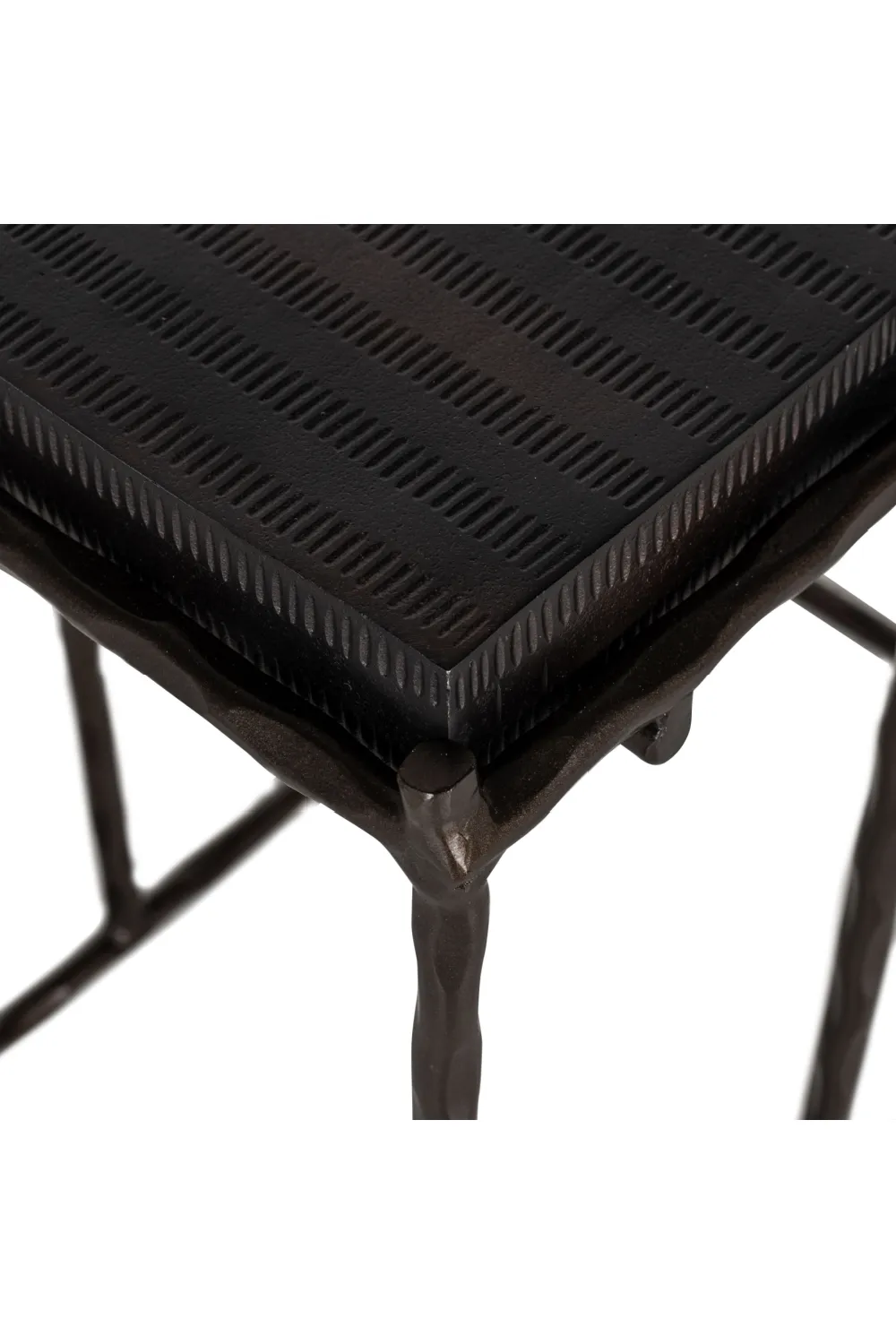 Black Aluminum Sofa Table | OROA Ventana