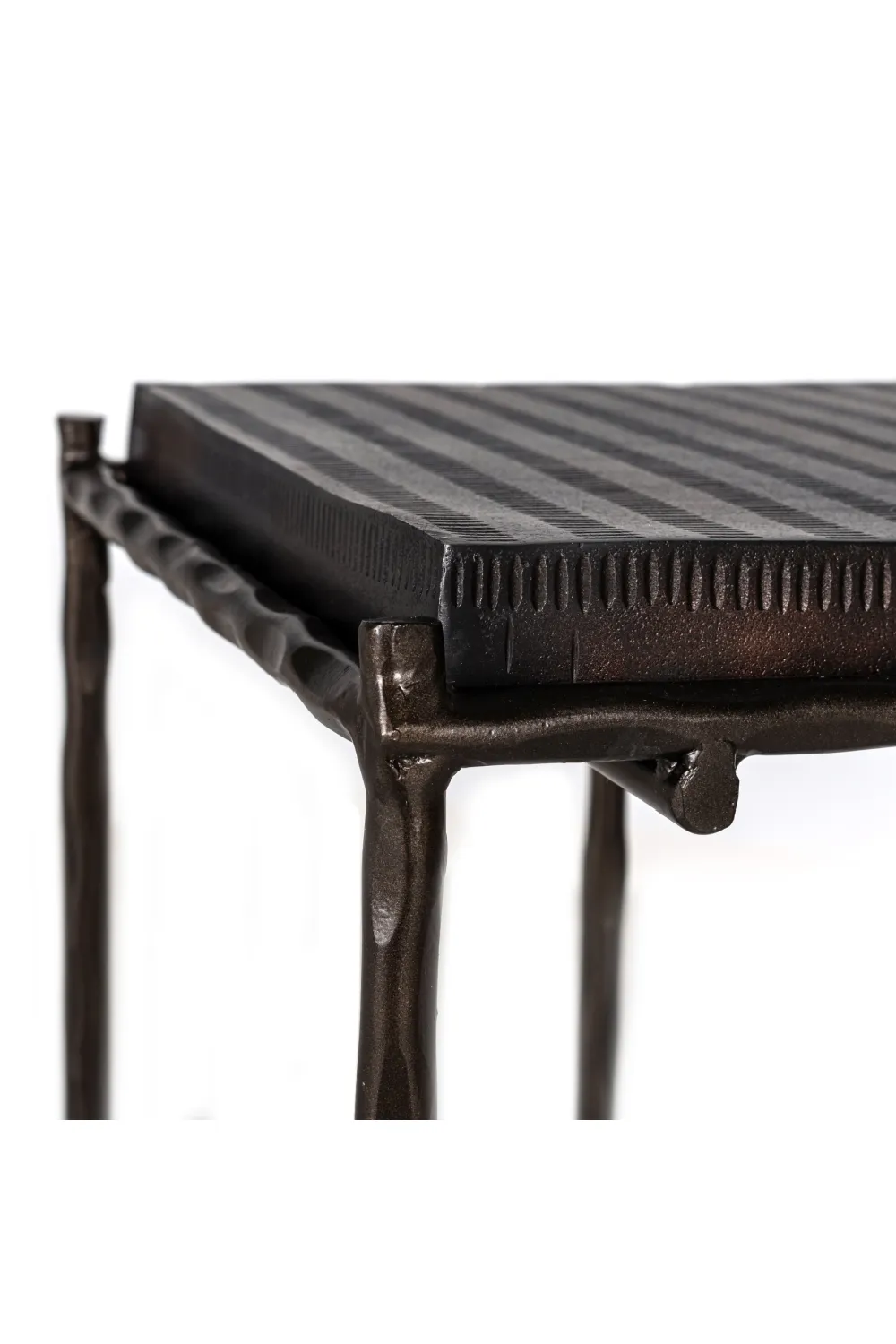 Black Aluminum Sofa Table | OROA Ventana