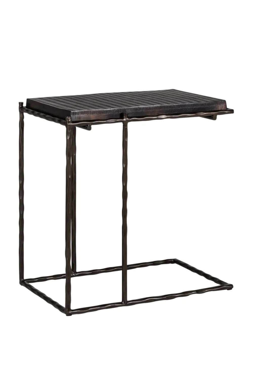 Black Aluminum Sofa Table | OROA Ventana