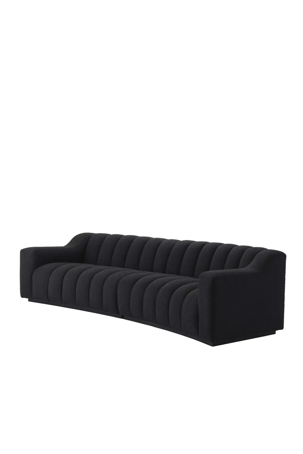 Black Bouclé Sofa | Eichholtz Kelly