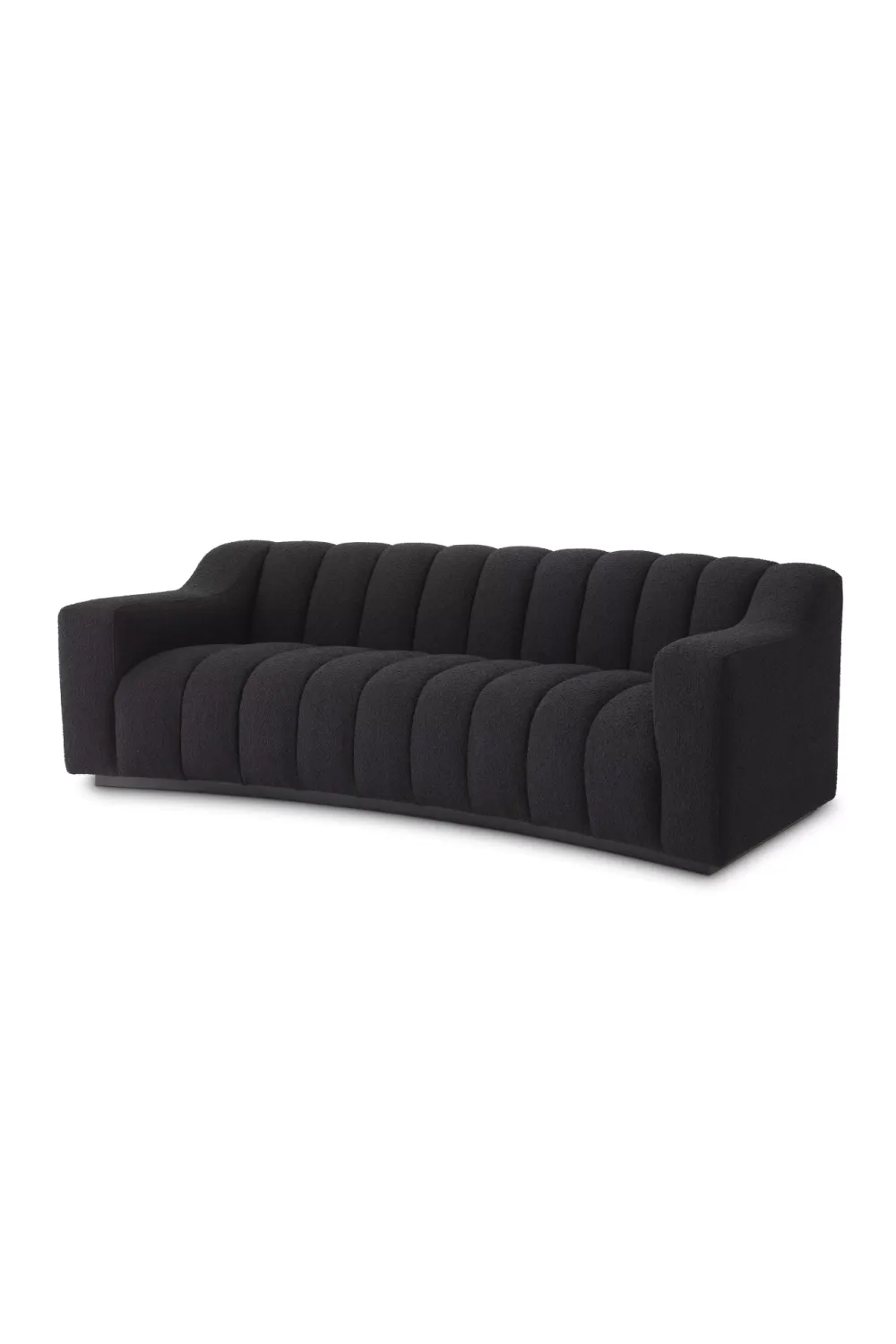 Black Bouclé Sofa | Eichholtz Kelly