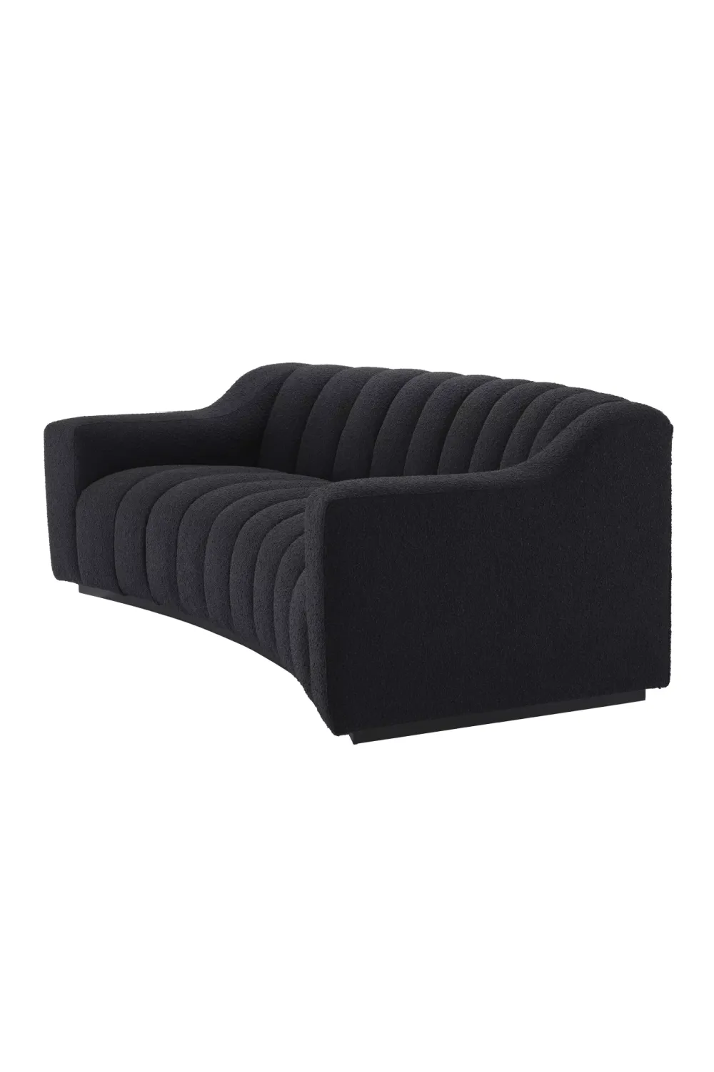 Black Bouclé Sofa | Eichholtz Kelly