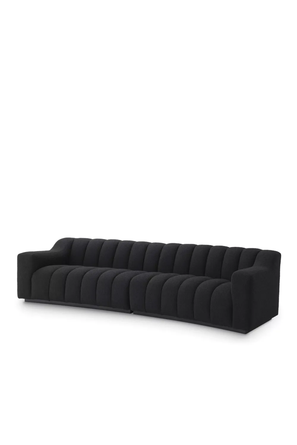 Black Bouclé Sofa | Eichholtz Kelly