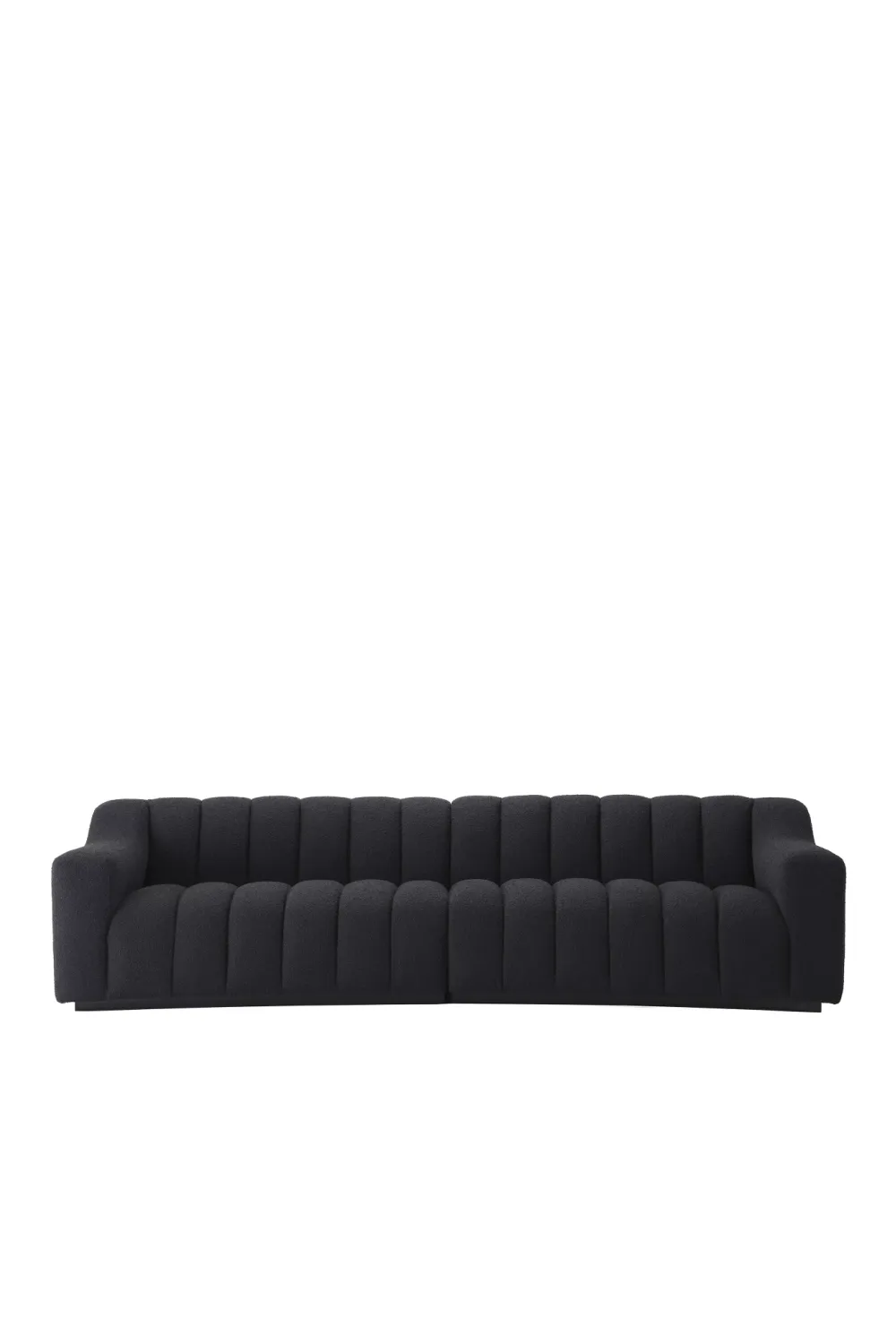 Black Bouclé Sofa | Eichholtz Kelly