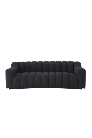 Black Bouclé Sofa | Eichholtz Kelly