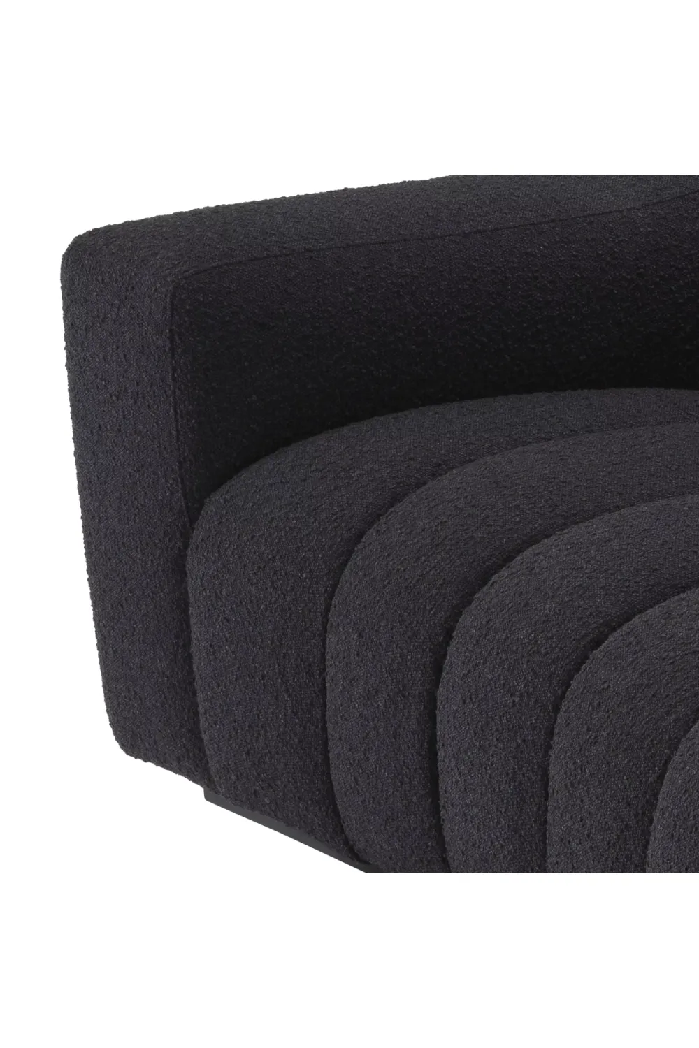 Black Bouclé Sofa | Eichholtz Kelly