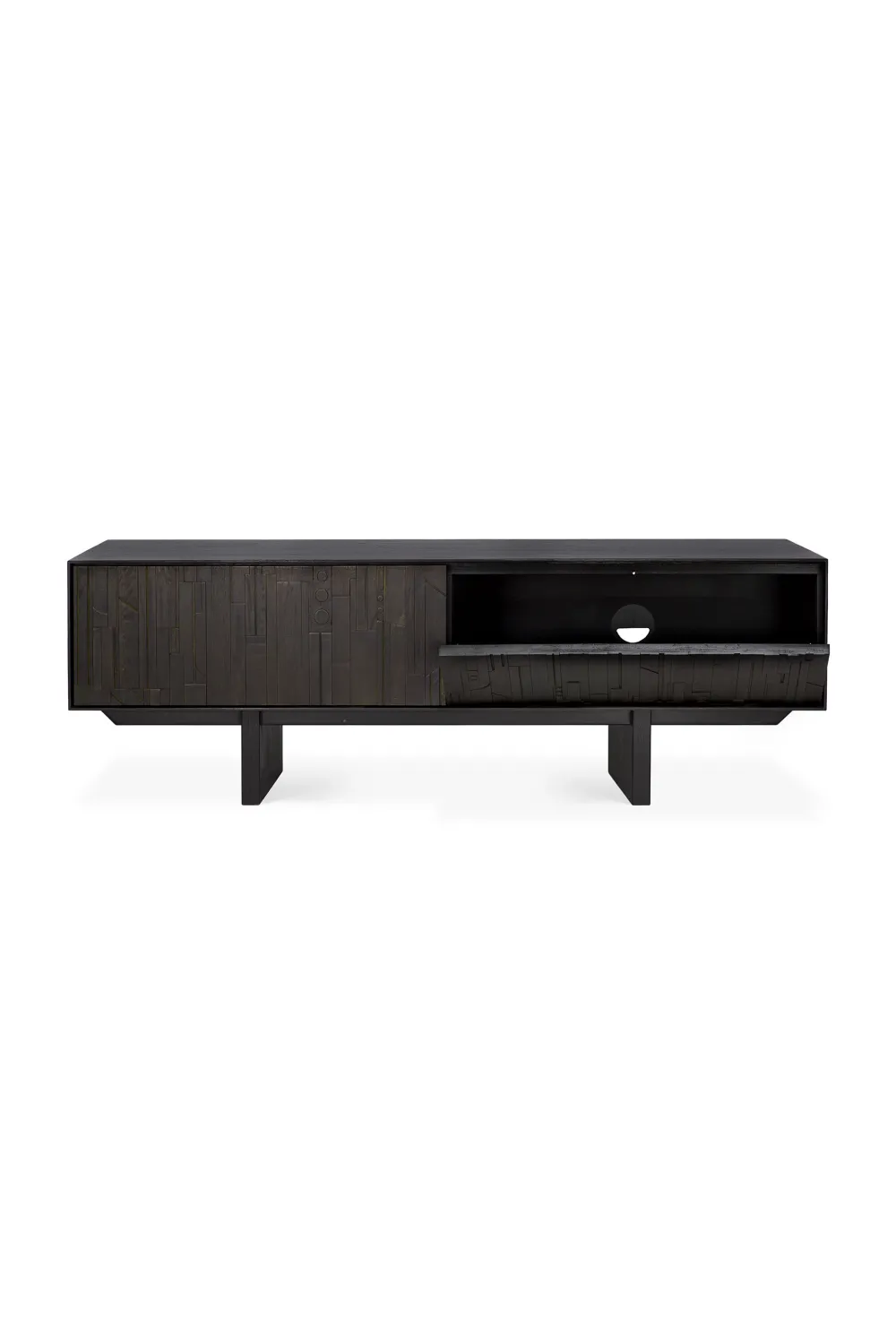 Black Mahogany TV Cabinet | Ethnicraft Mosaic