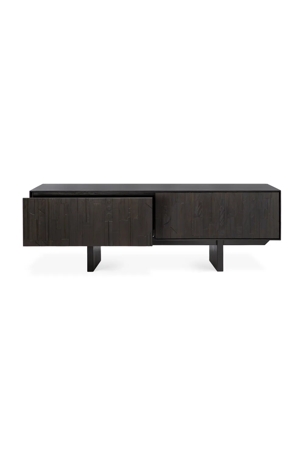 Black Mahogany TV Cabinet | Ethnicraft Mosaic