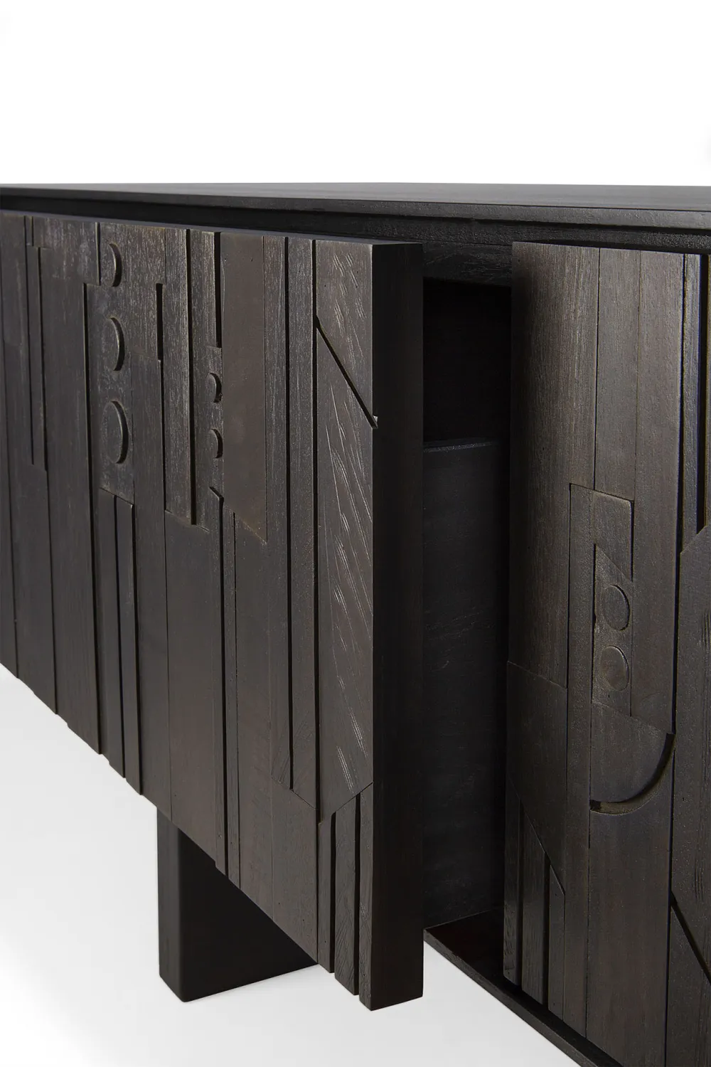 Black Mahogany TV Cabinet | Ethnicraft Mosaic