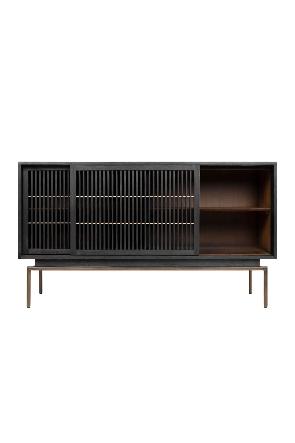 Black Mindi Wood Sideboard | Versmissen Tellem