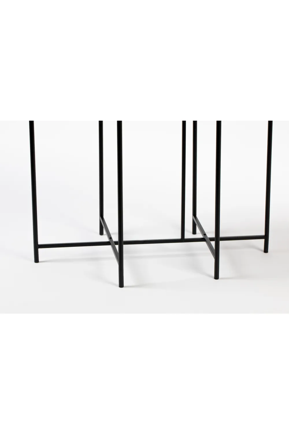 Black Mirror Double Side Table | DF LI