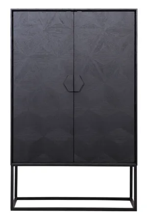 Black Oak Veneer Cabinet | OROA Blax