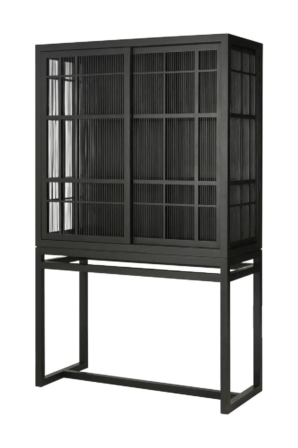 Black Oak Wood Cabinet | Ethnicraft Burung