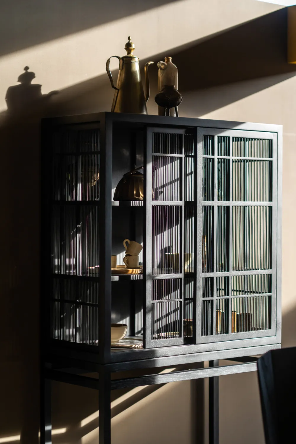 Black Oak Wood Cabinet | Ethnicraft Burung