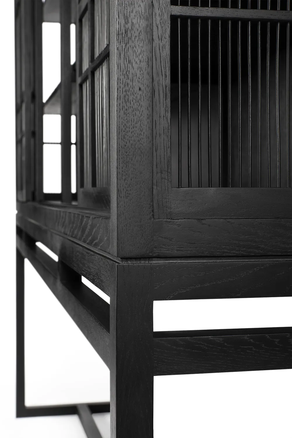 Black Oak Wood Cabinet | Ethnicraft Burung