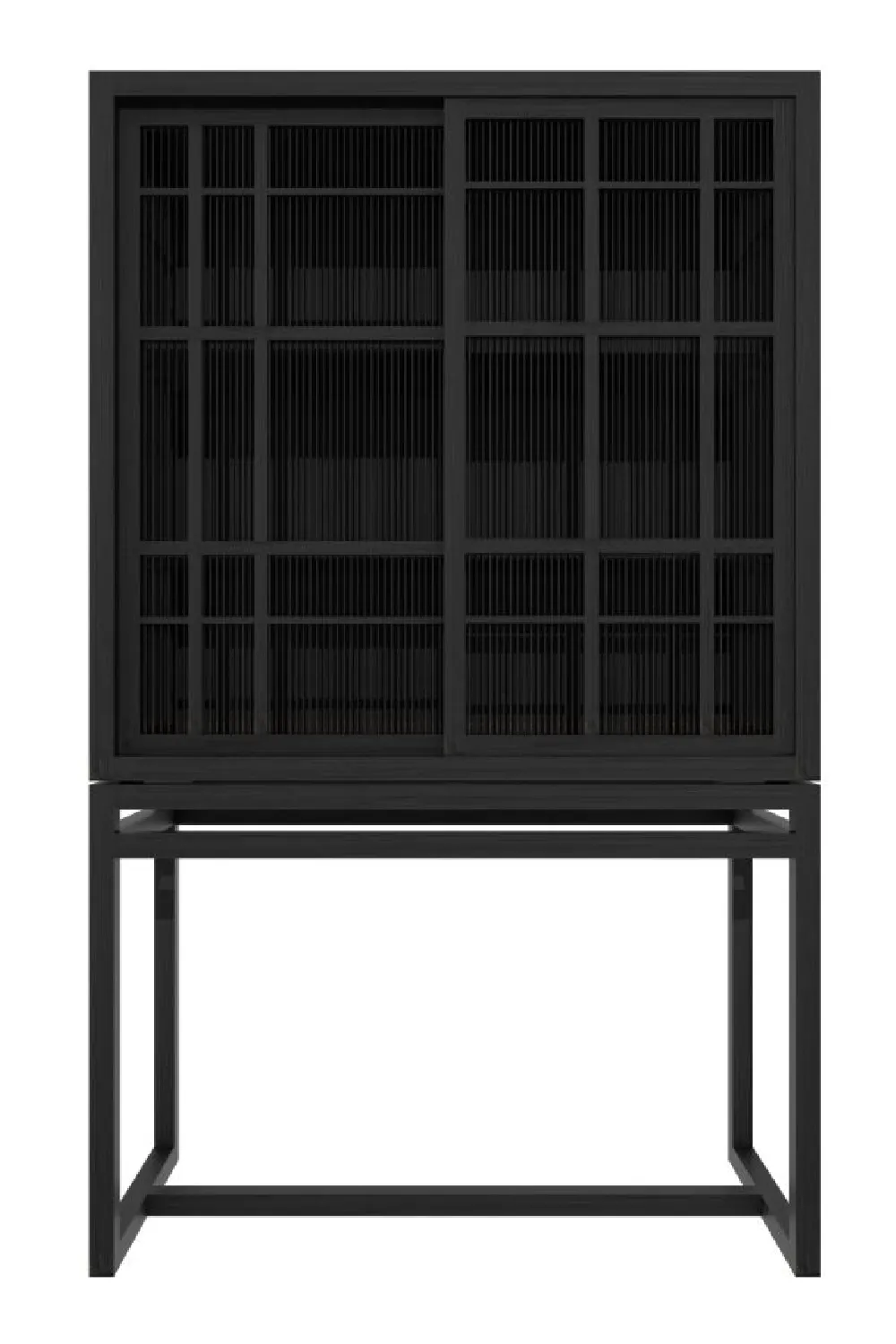 Black Oak Wood Cabinet | Ethnicraft Burung