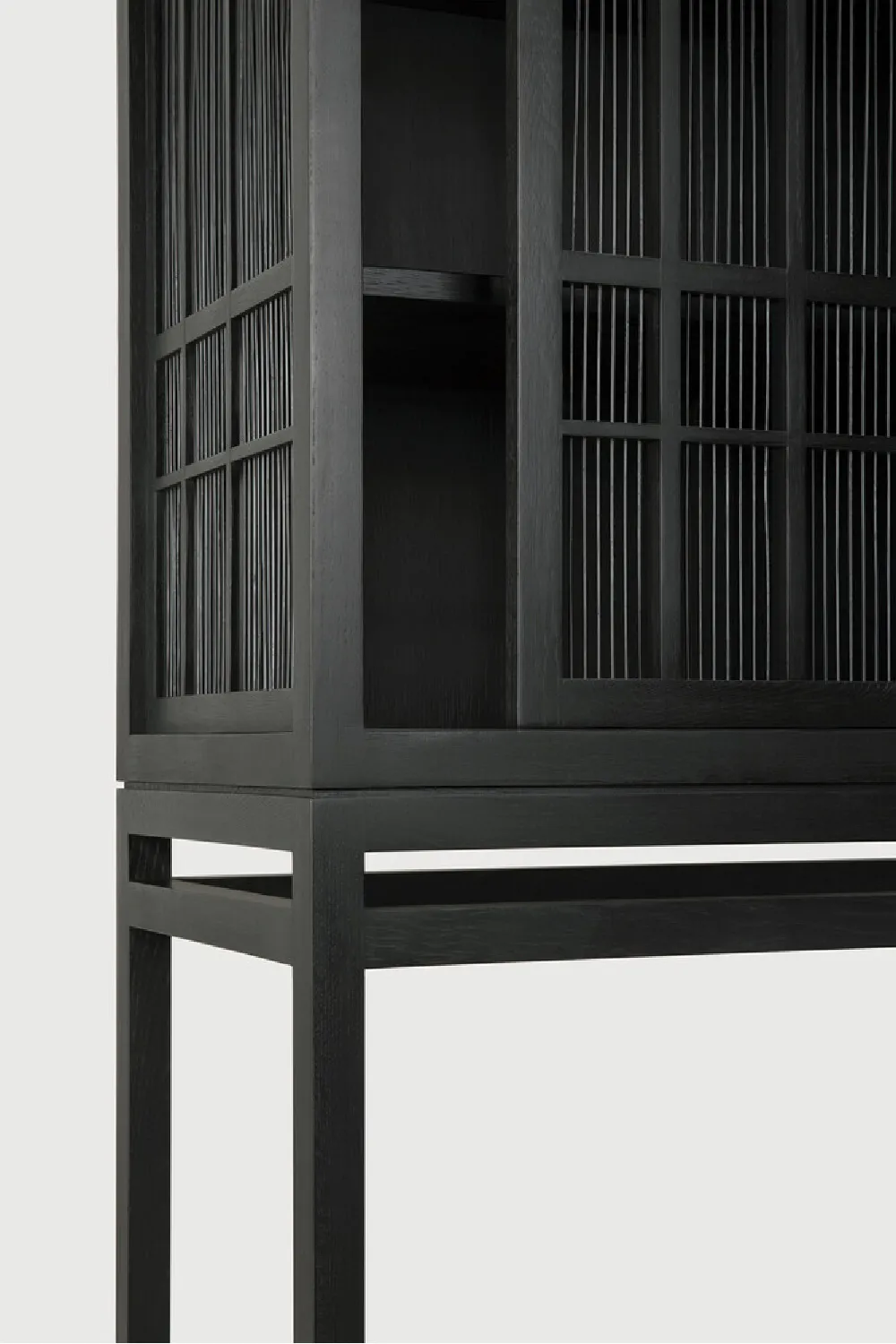 Black Oak Wood Cabinet | Ethnicraft Burung