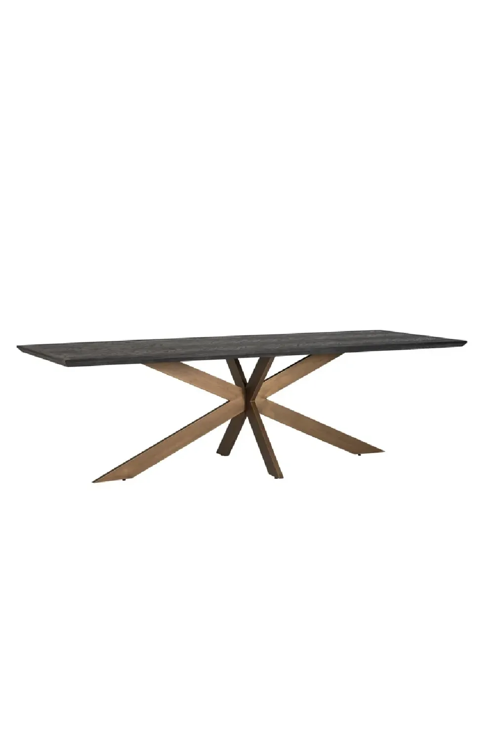 Black Rustic Dining Table | OROA Blackbone