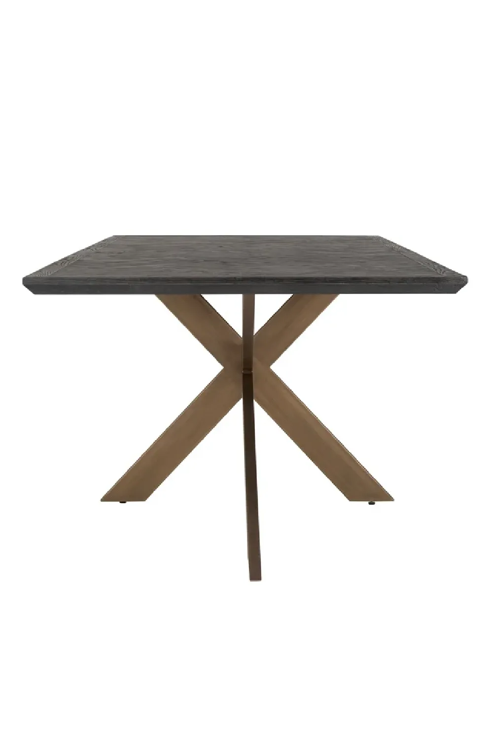 Black Rustic Dining Table | OROA Blackbone