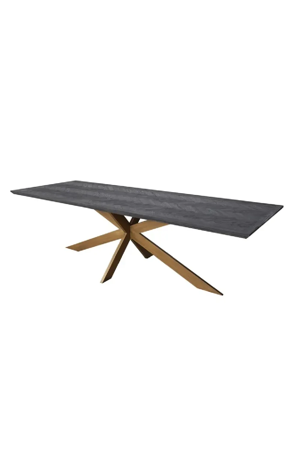 Black Rustic Dining Table | OROA Blackbone