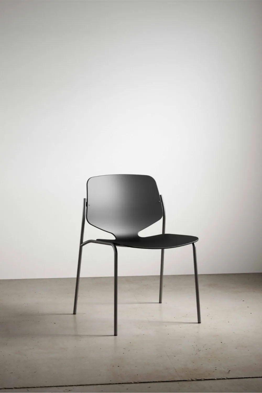 Black Slatted Dining Chair | Mater Nova Sea