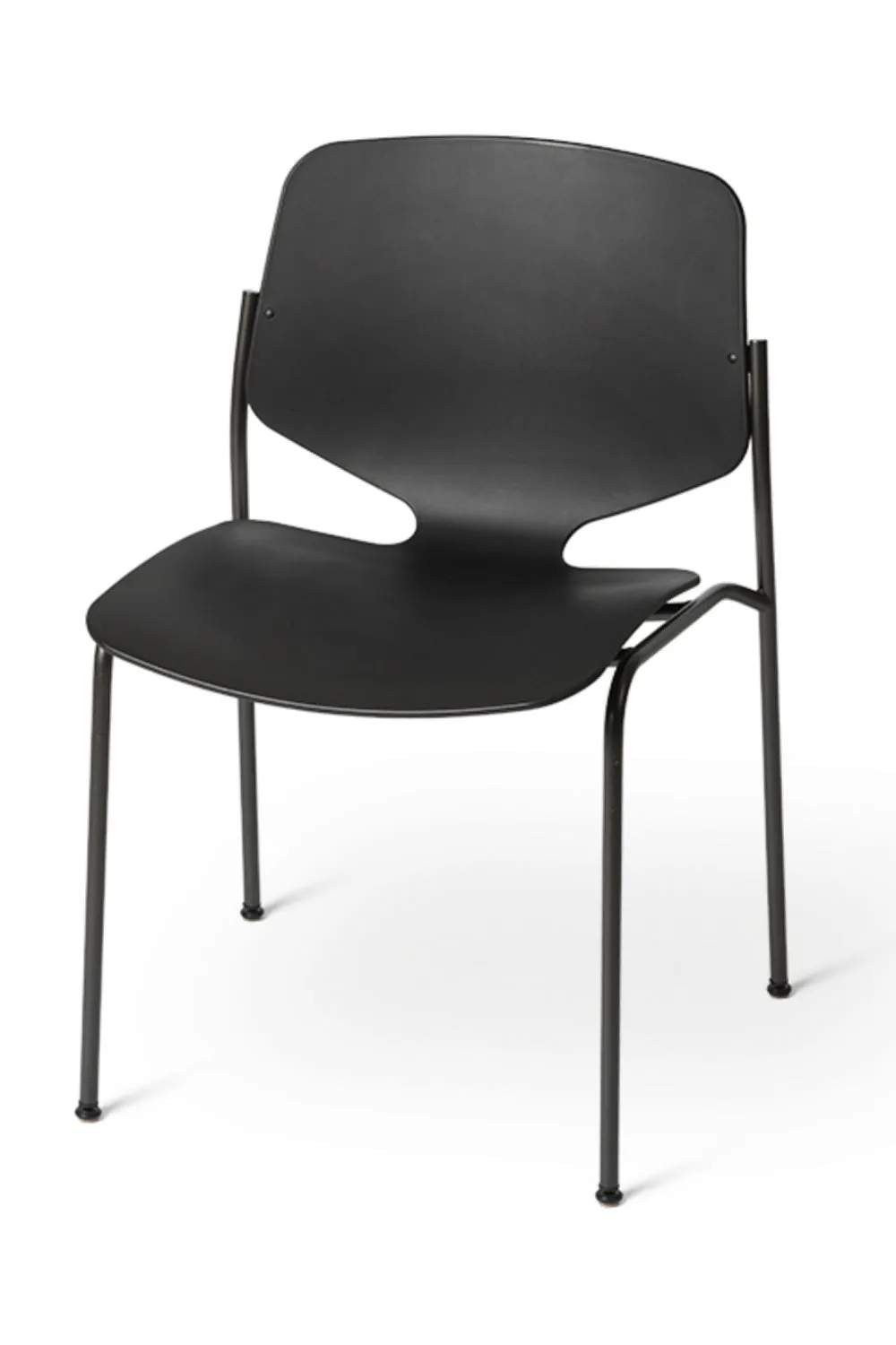 Black Slatted Dining Chair | Mater Nova Sea