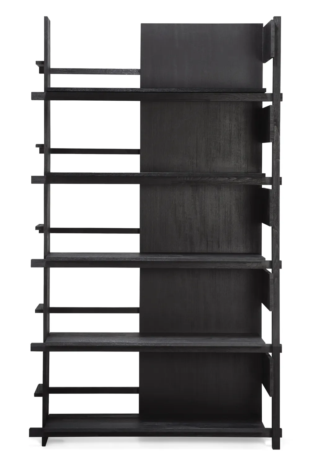 Black Teak Book Rack | Ethnicraft Abstract