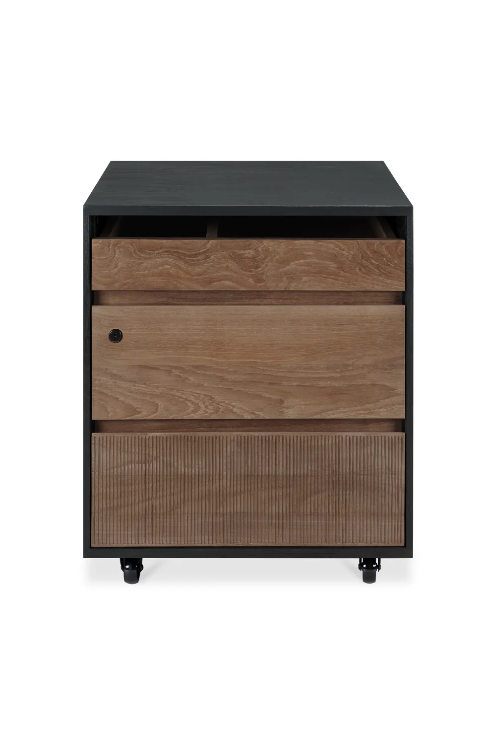 Black Teak Drawer Unit | Ethnicraft Oscar