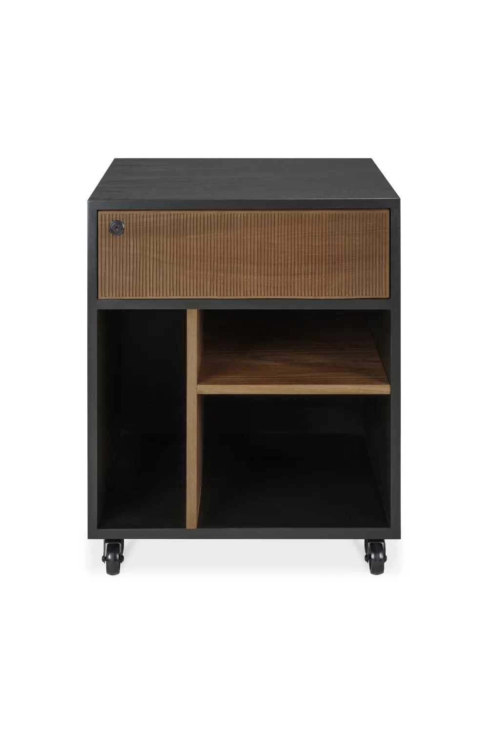 Black Teak Drawer Unit | Ethnicraft Oscar