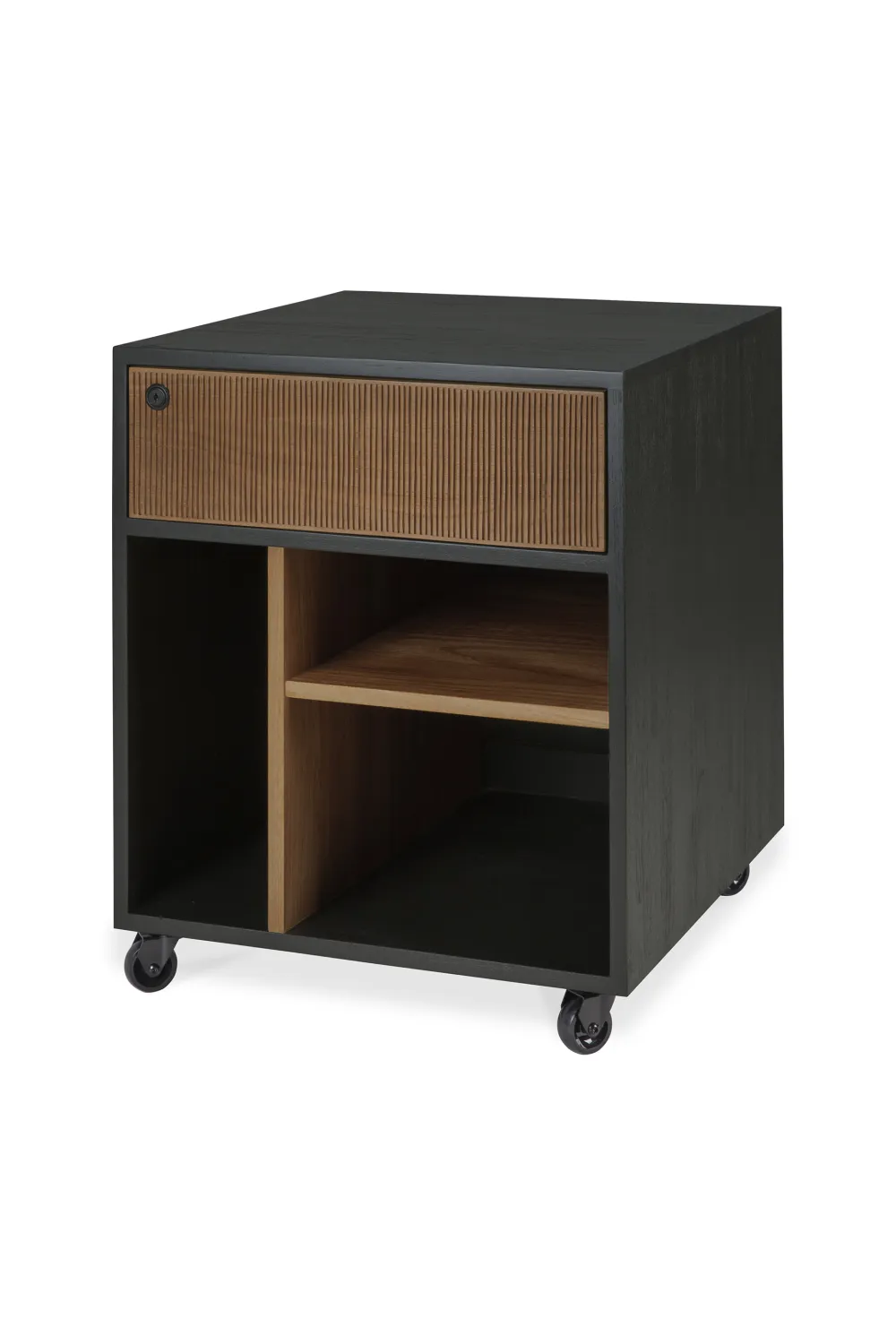 Black Teak Drawer Unit | Ethnicraft Oscar