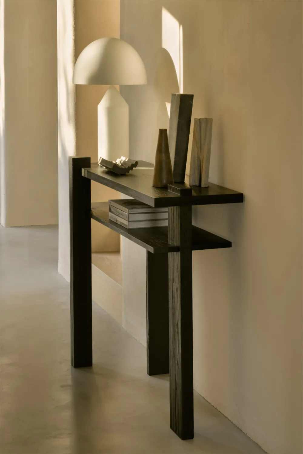 Black Teak Modern Console | Ethnicraft Abstract