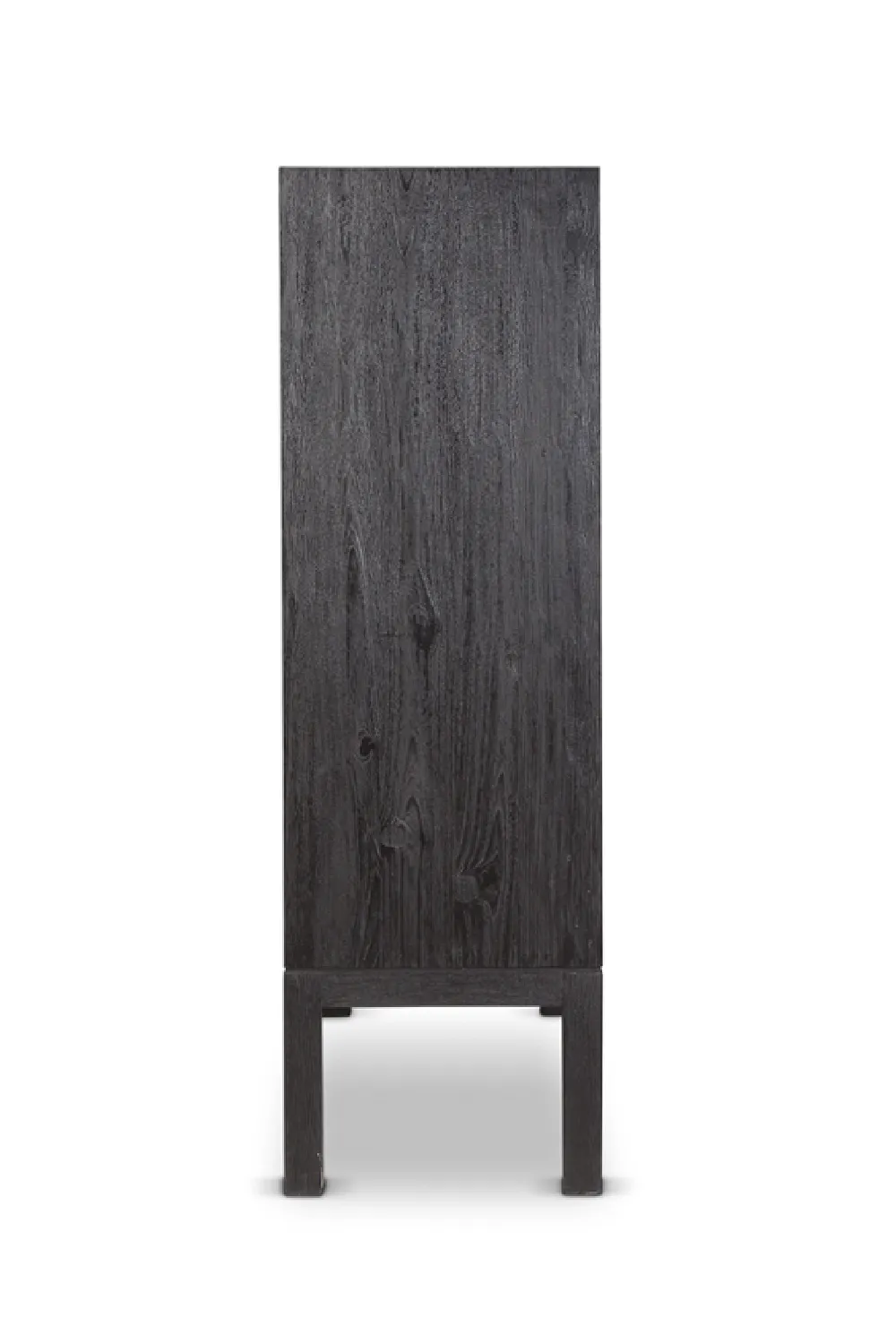 Black Teak Sliding Door Sideboard | Dareels Erosi 110