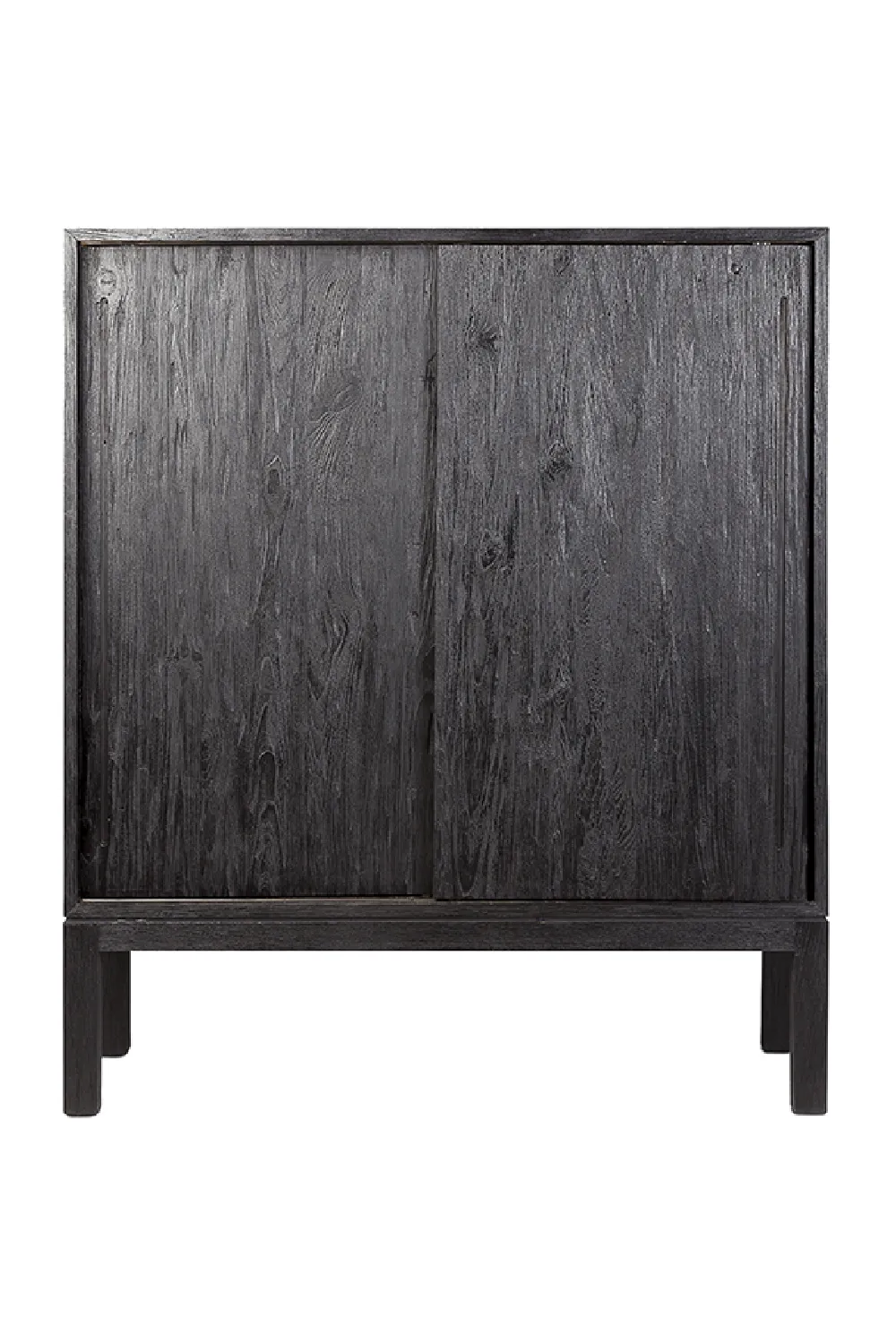 Black Teak Sliding Door Sideboard | Dareels Erosi 110