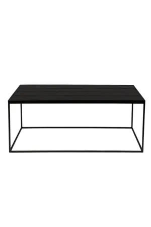 Black Tile Top Coffee Table | Zuivere Glazed