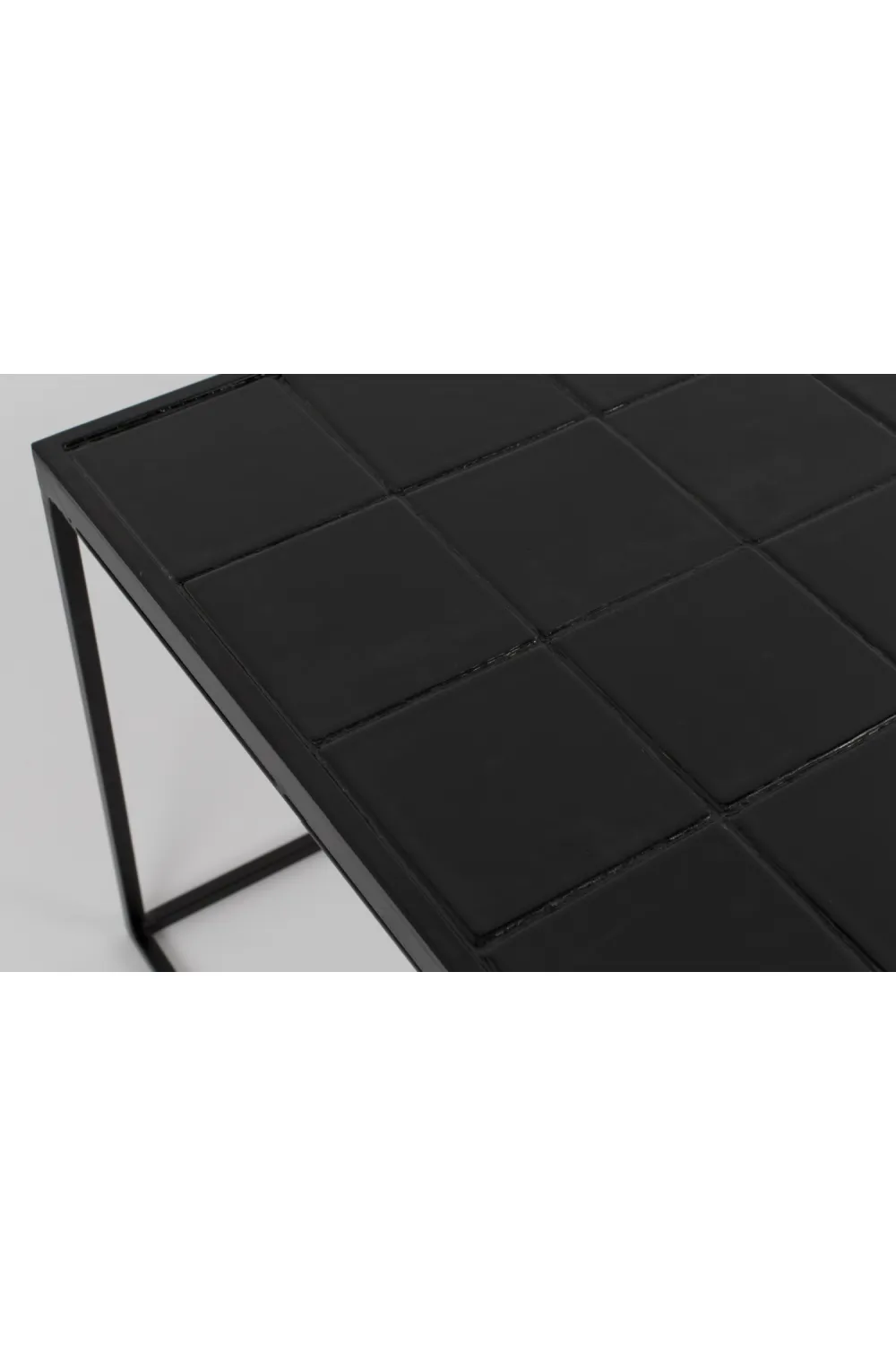 Black Tile Top Coffee Table | Zuivere Glazed