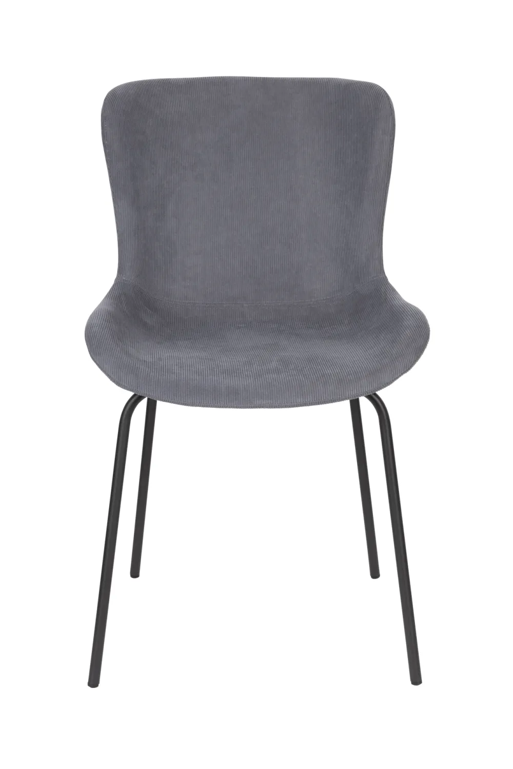 Blue Ribcord Dining Chairs (2) | DF Junzo