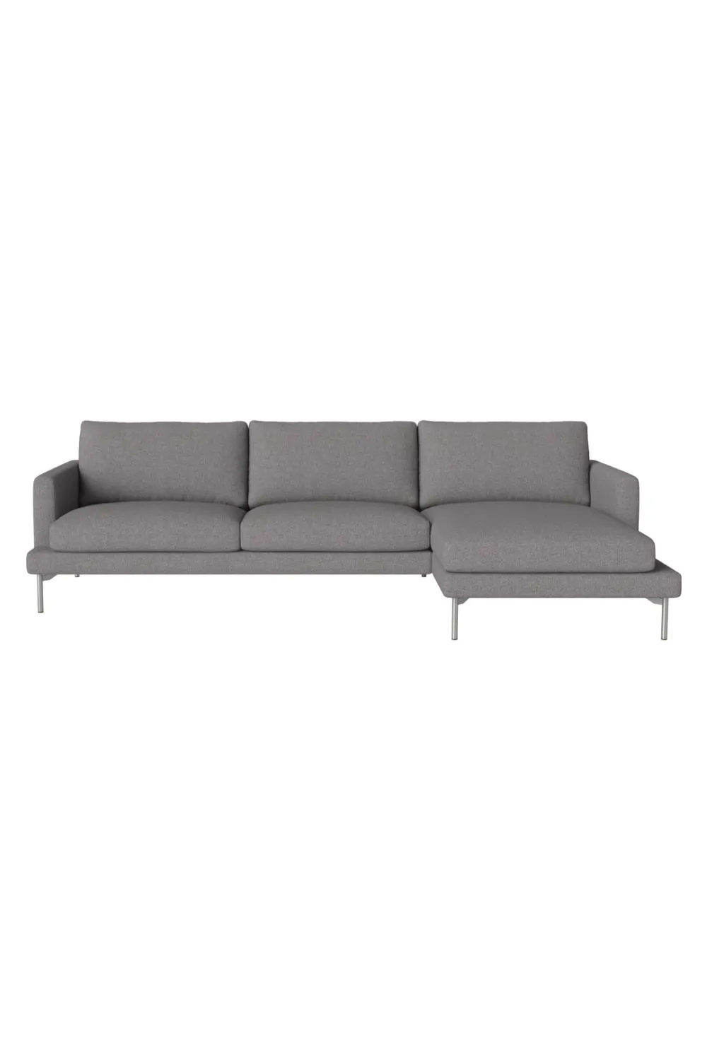 Bouclé 3.5-Seater Chaise Longue Sofa | Bolia Veneda Right