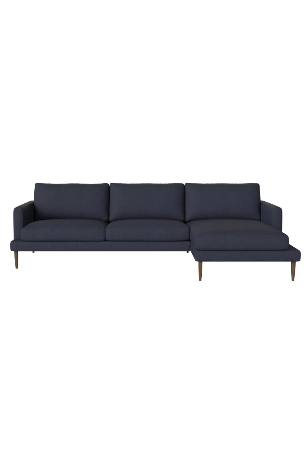 Bouclé 3.5-Seater Chaise Longue Sofa | Bolia Veneda Right