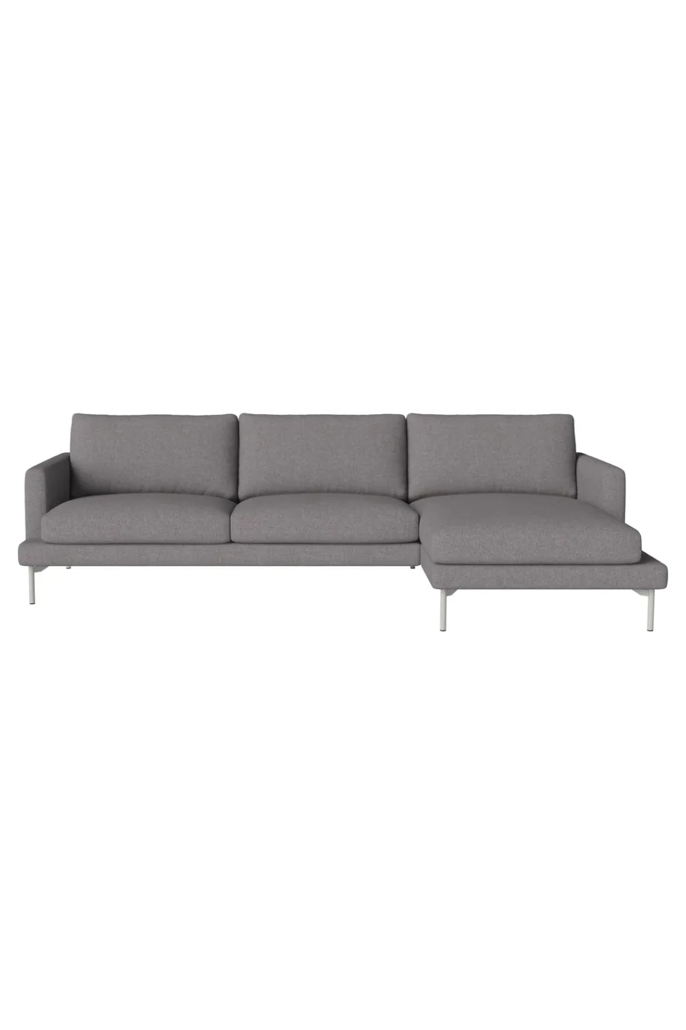 Bouclé 3.5-Seater Chaise Longue Sofa | Bolia Veneda Right