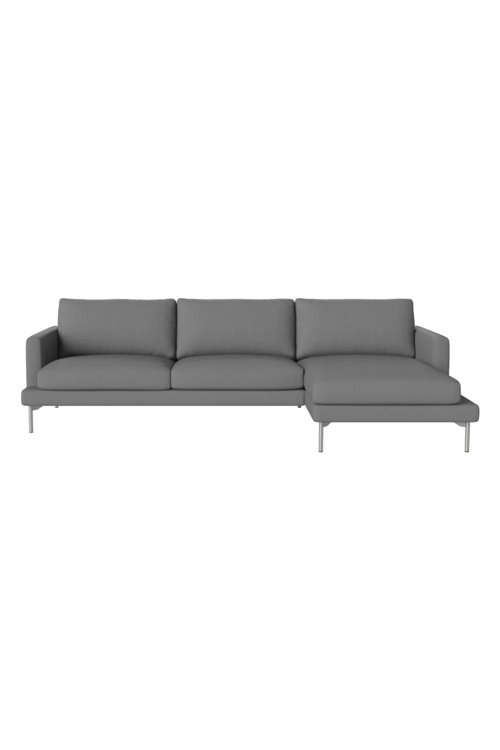 Bouclé 3.5-Seater Chaise Longue Sofa | Bolia Veneda Right