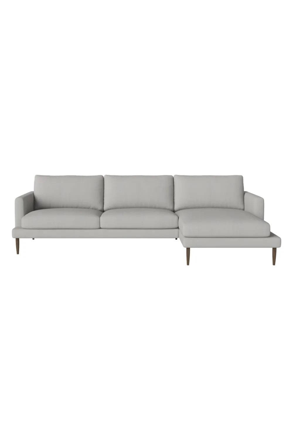 Bouclé 3.5-Seater Chaise Longue Sofa | Bolia Veneda Right