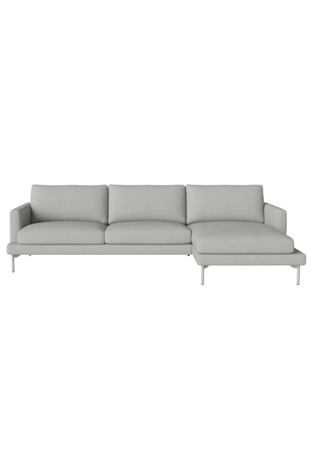 Bouclé 3.5-Seater Chaise Longue Sofa | Bolia Veneda Right