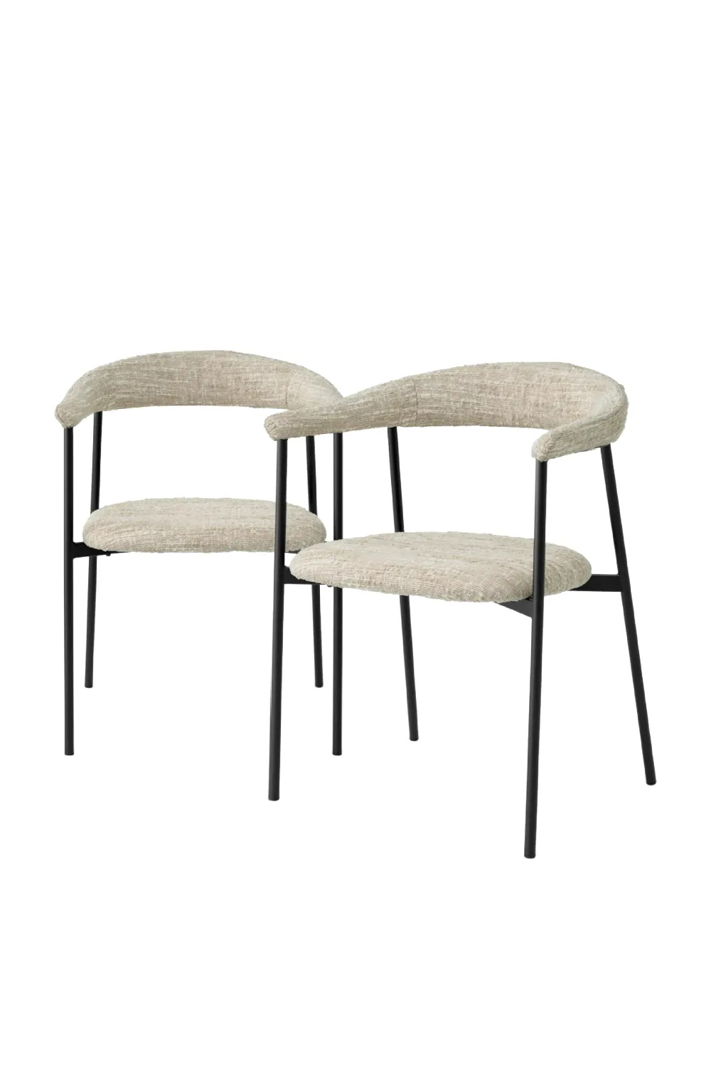 Bouclé Dining Chairs (2) | Eichholtz Julio