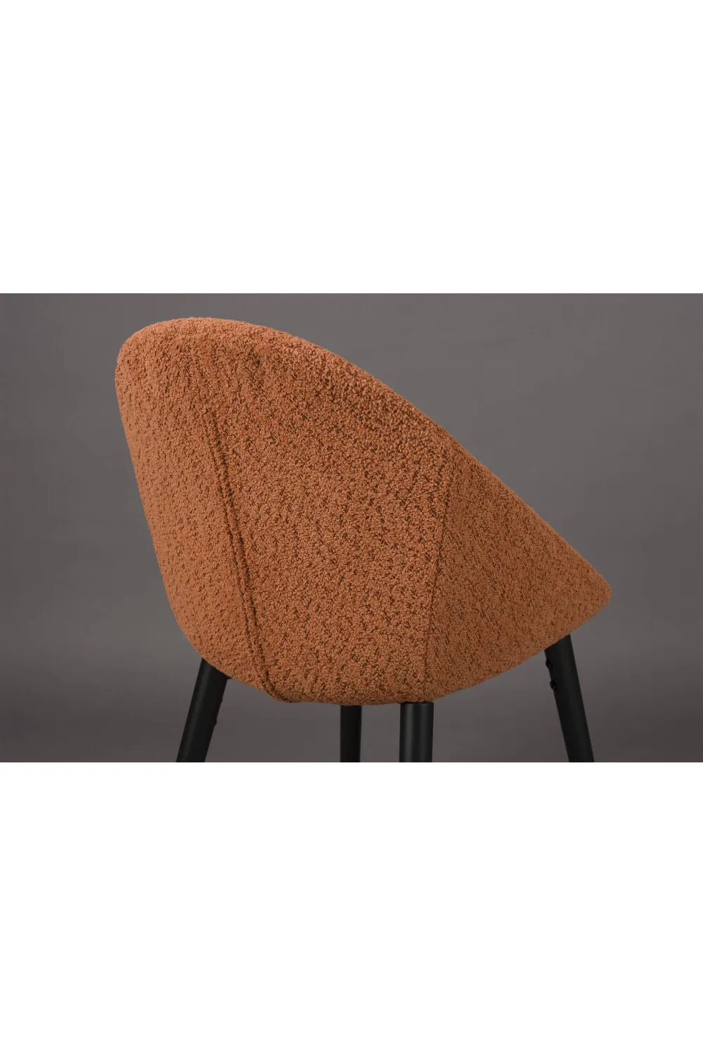 Bouclé Tub Dining Chairs (2) | Dutchbone Fenna