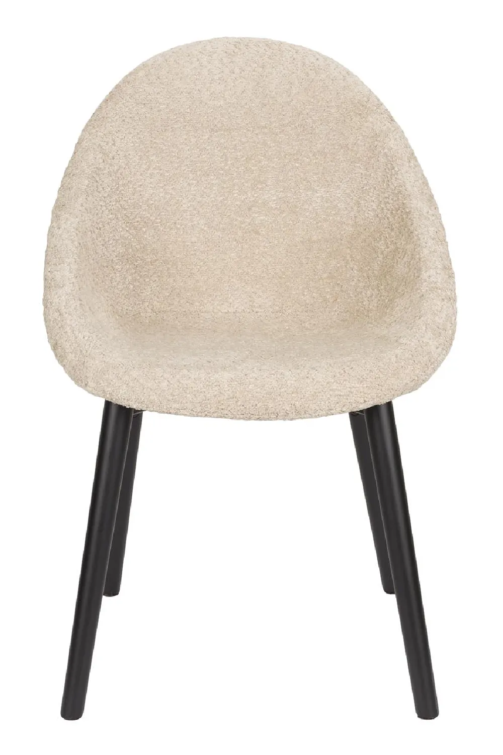 Bouclé Tub Dining Chairs (2) | Dutchbone Fenna